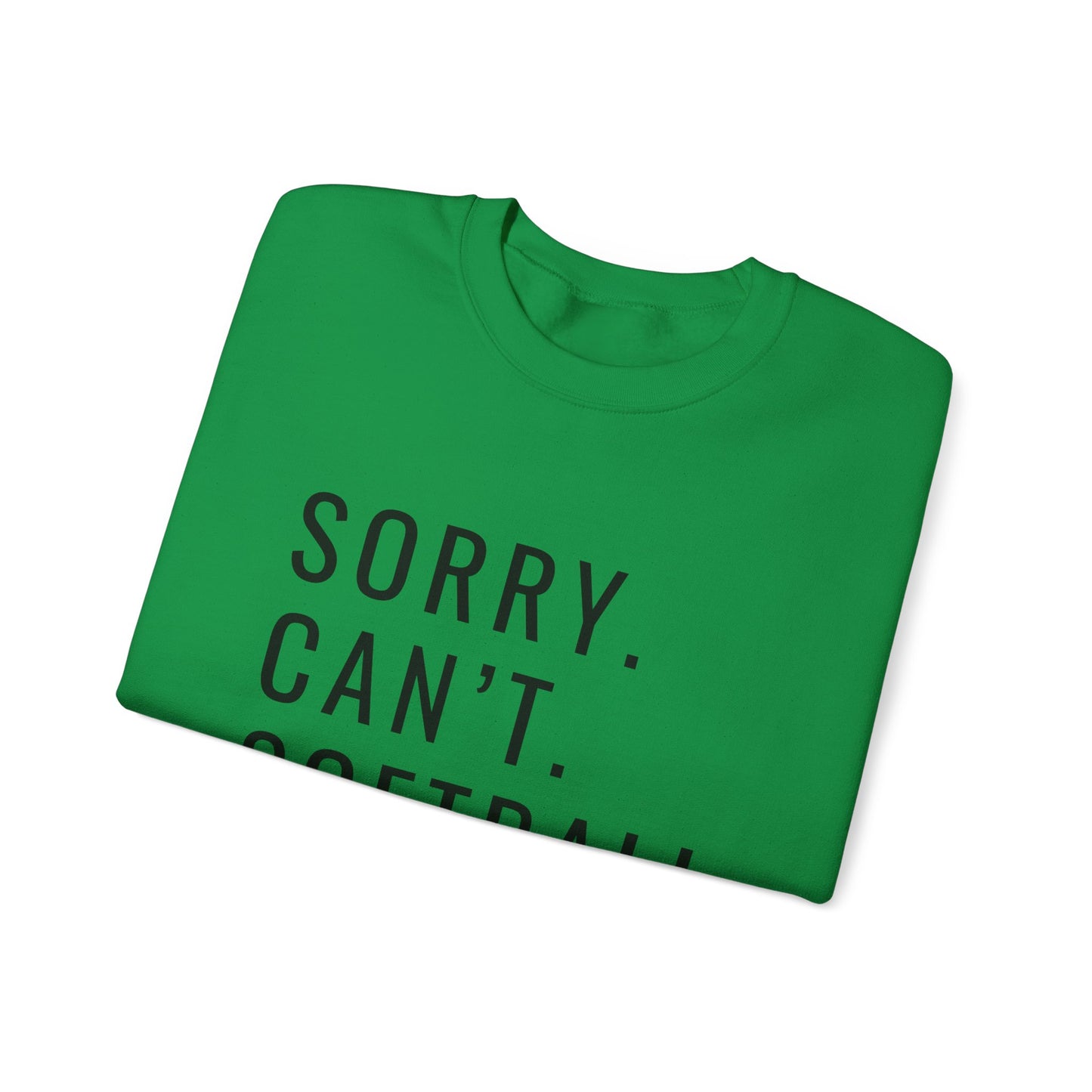 Sorry Can't Softball Unisex Heavy Blend™ Crewneck Sweatshirt