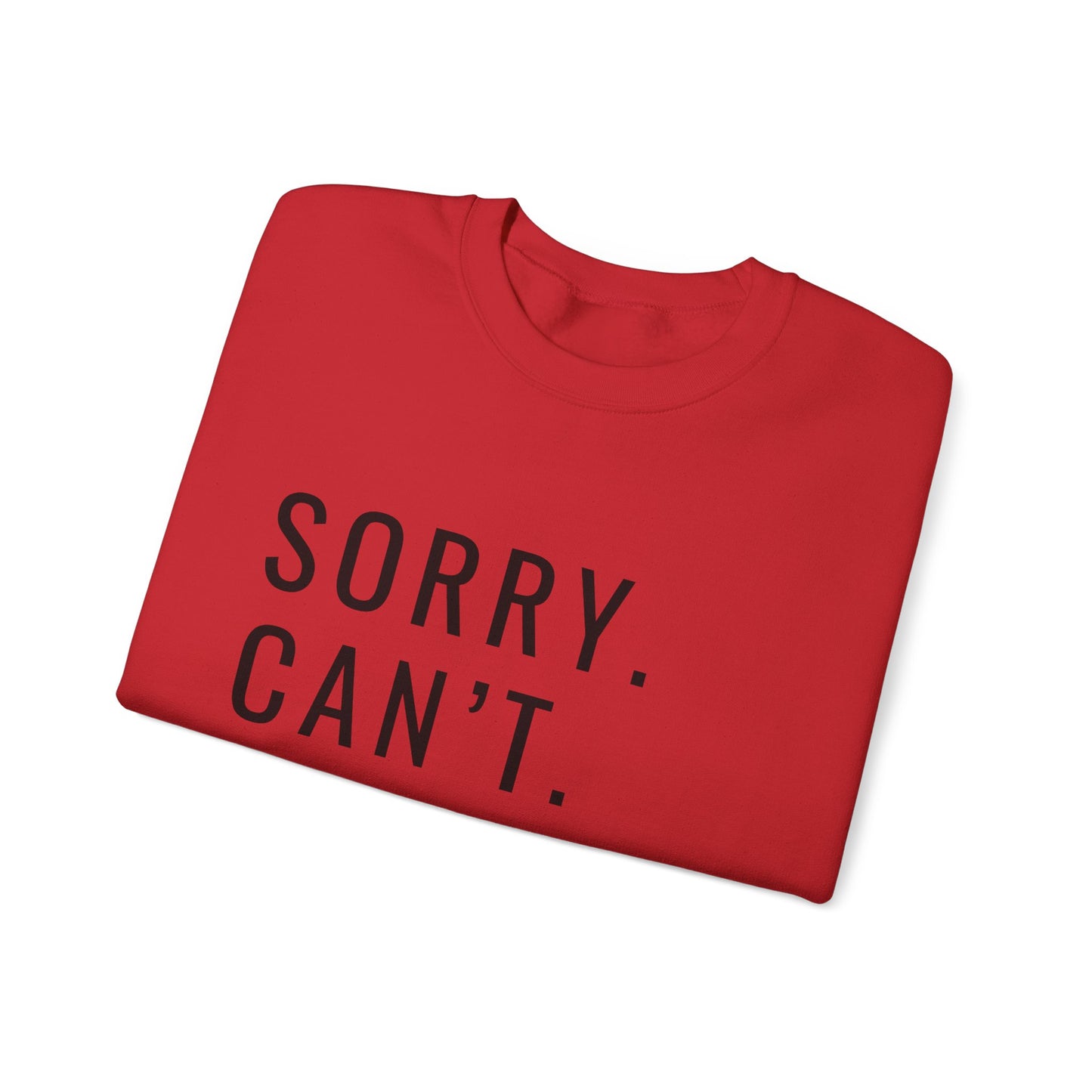 Sorry Can't Baseball Unisex Heavy Blend™ Crewneck Sweatshirt