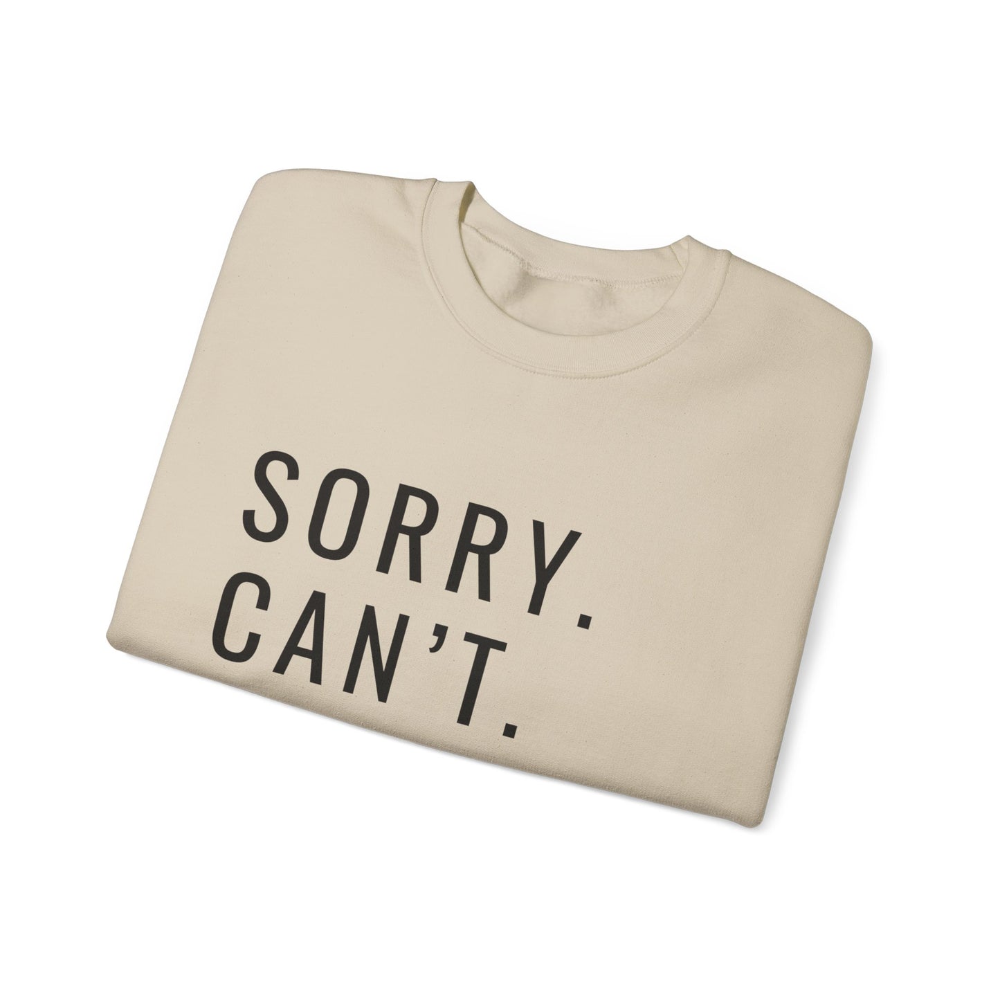 Sorry Can't Baseball Unisex Heavy Blend™ Crewneck Sweatshirt