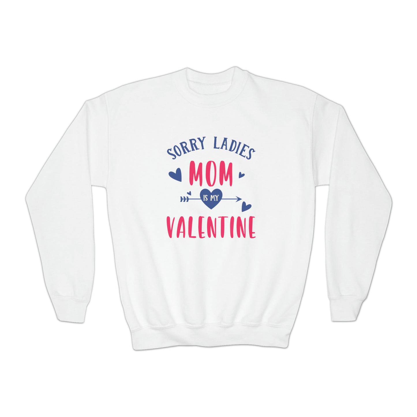 Sorry Ladies Youth Crewneck Sweatshirt