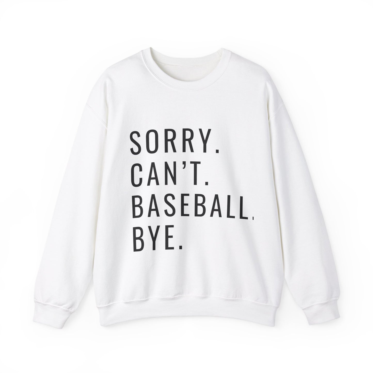 Sorry Can't Baseball Unisex Heavy Blend™ Crewneck Sweatshirt