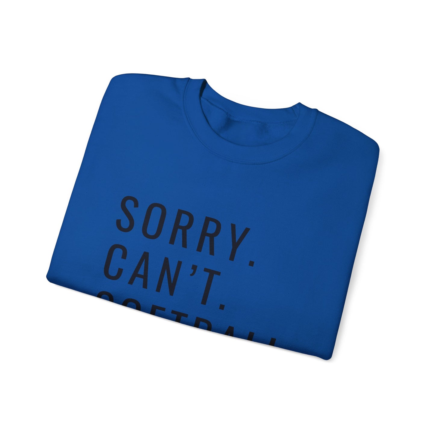 Sorry Can't Softball Unisex Heavy Blend™ Crewneck Sweatshirt