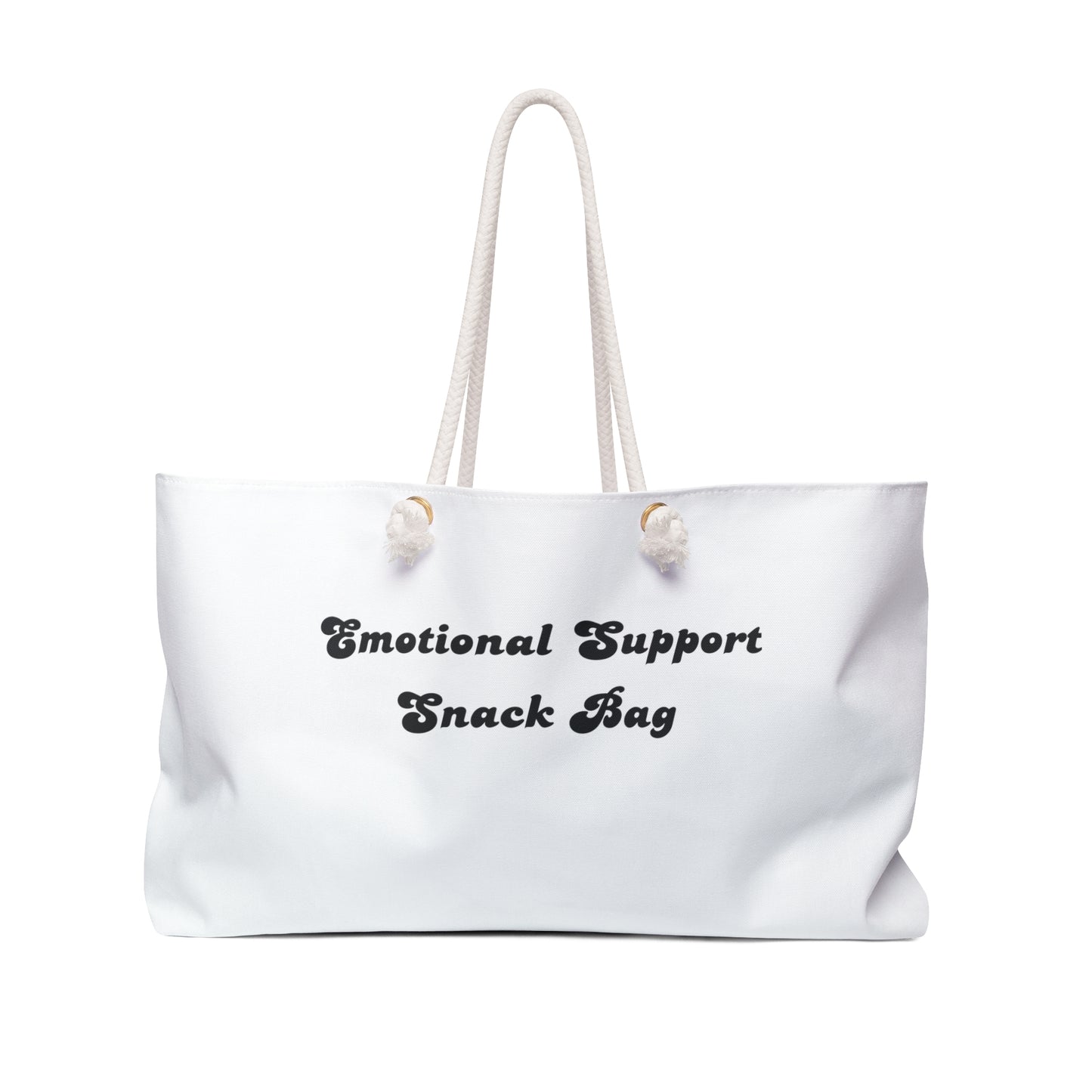 Emotional Support Snack Bag Weekender Bag