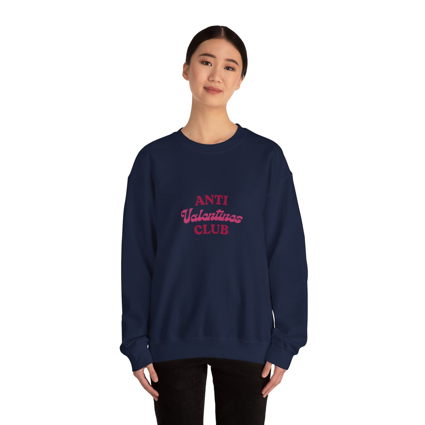 Anti Valentines Club Crewneck Sweatshirt