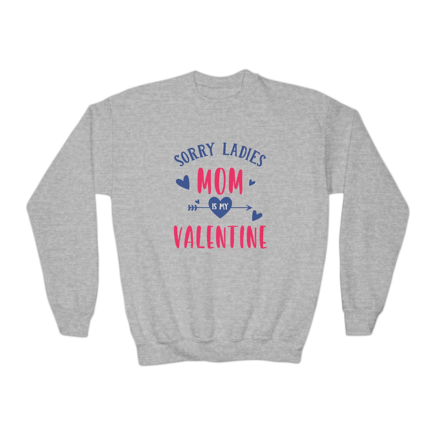 Sorry Ladies Youth Crewneck Sweatshirt