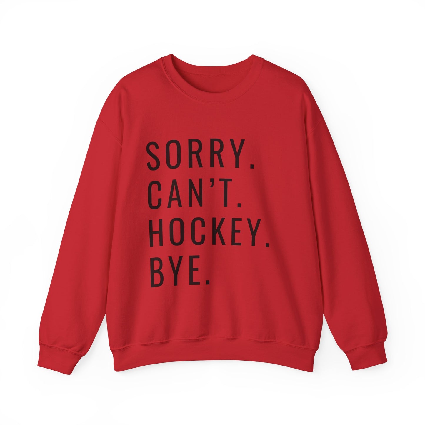 Sorry Can't Hockey Unisex Heavy Blend™ Crewneck Sweatshirt