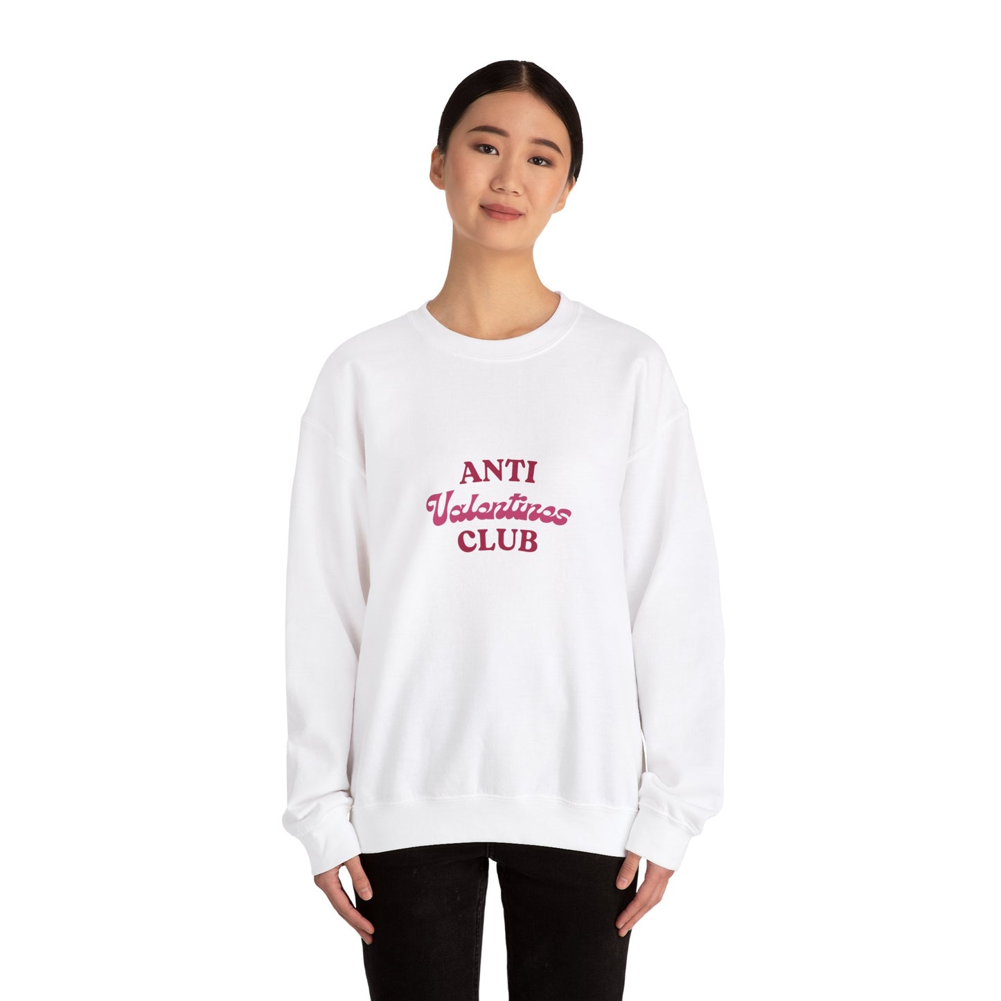 Anti Valentines Club Crewneck Sweatshirt