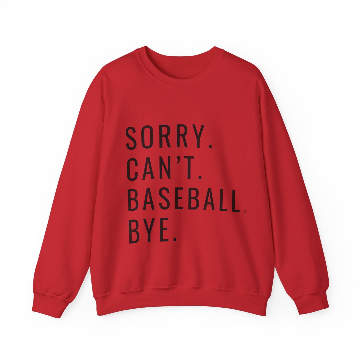 Sorry Can't Baseball Unisex Heavy Blend™ Crewneck Sweatshirt