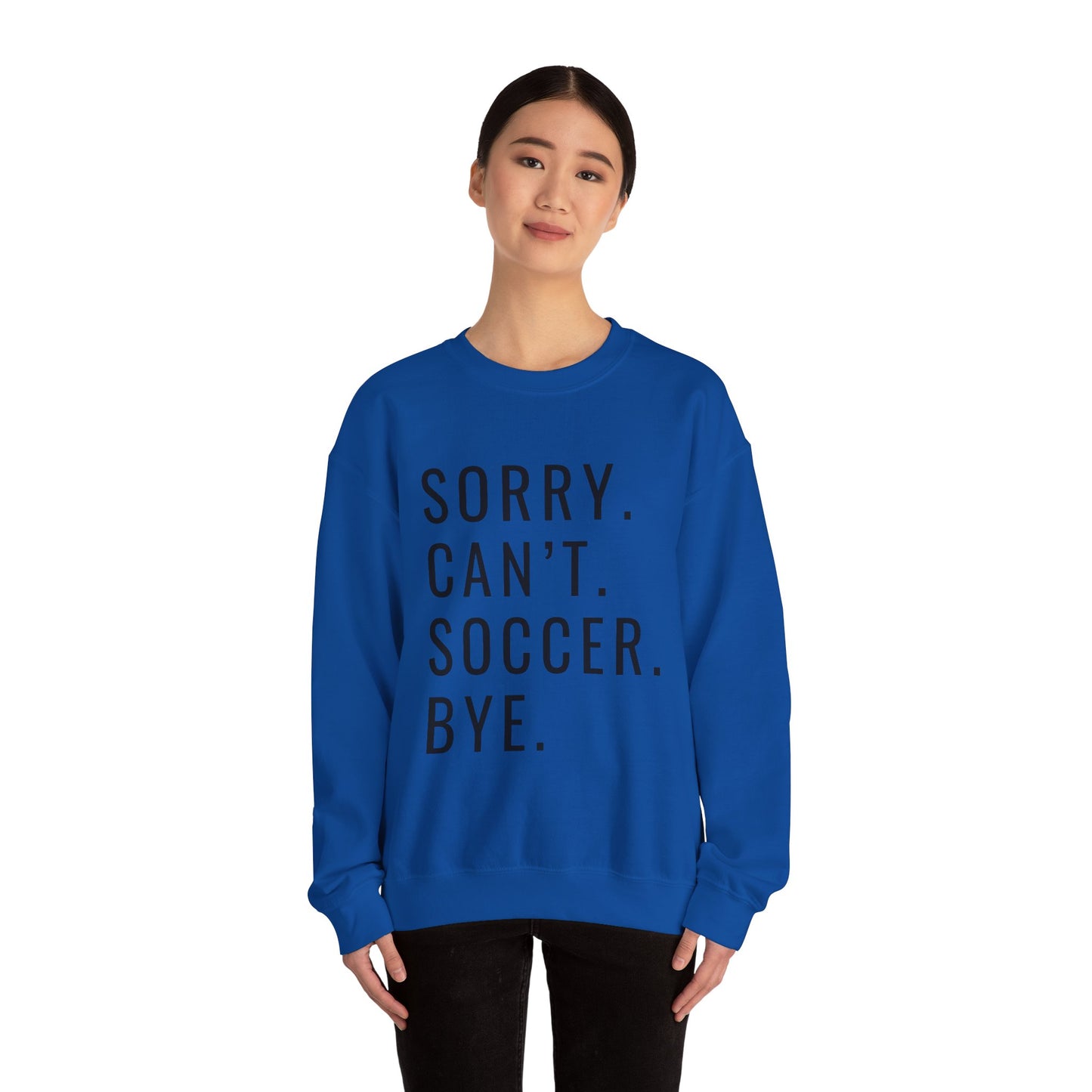 Sorry Can't Soccer Unisex Heavy Blend™ Crewneck Sweatshirt