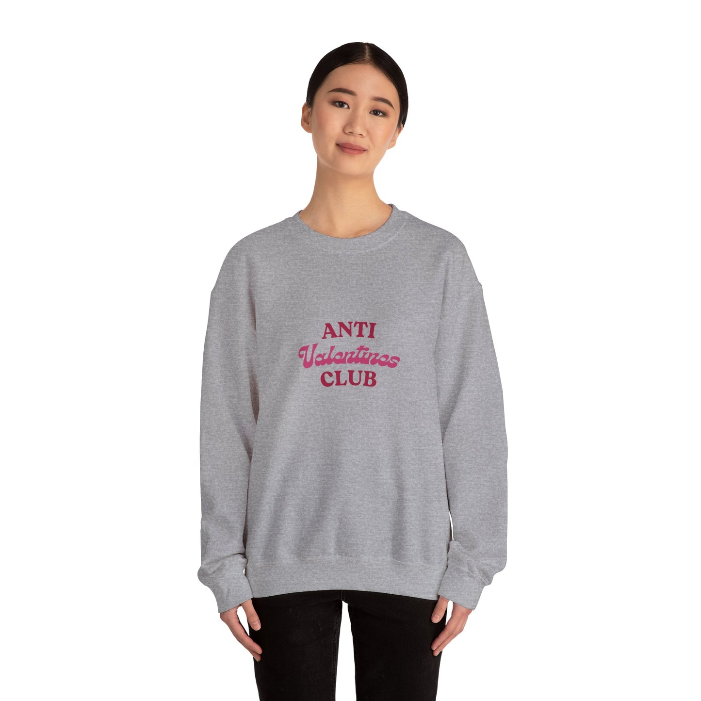 Anti Valentines Club Crewneck Sweatshirt