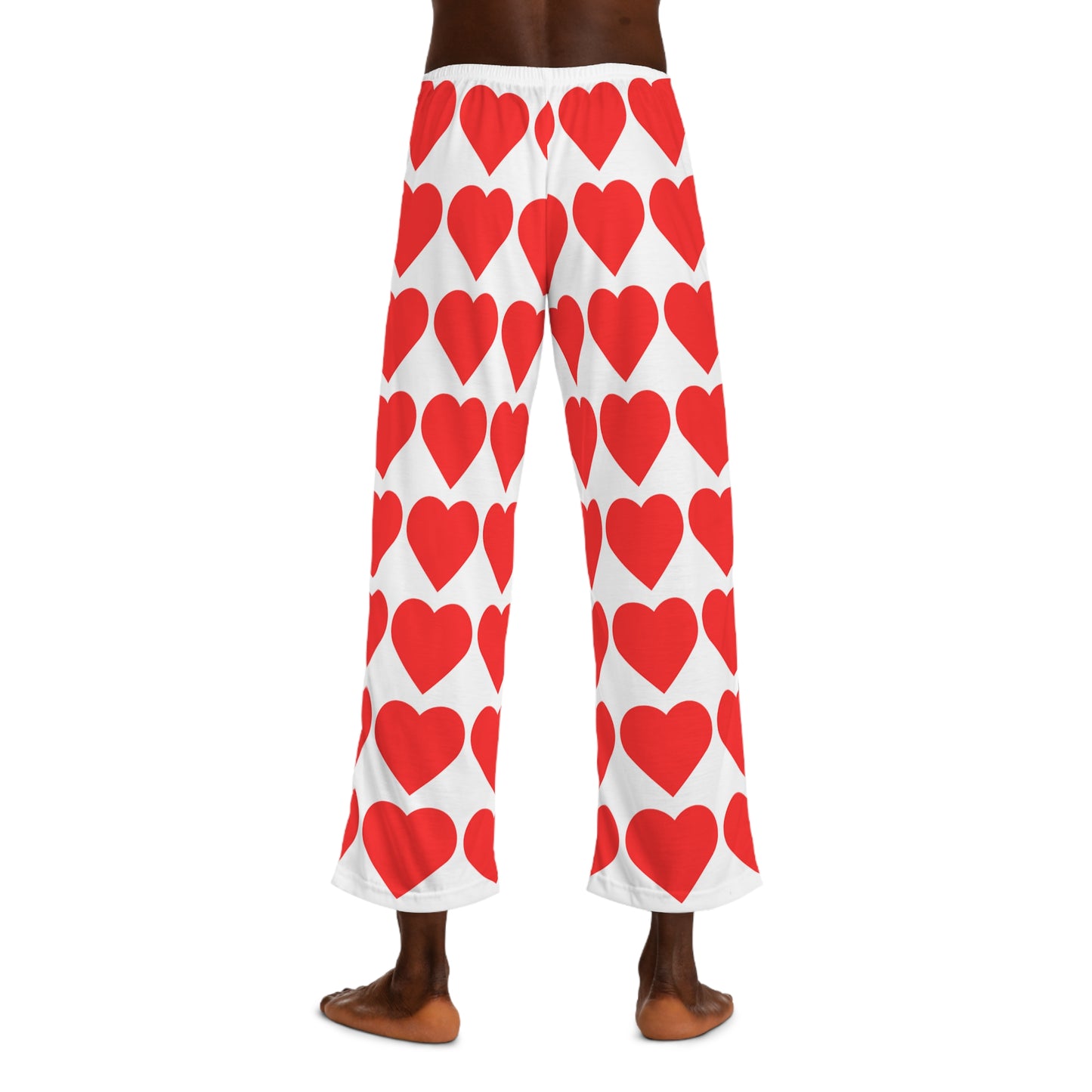 Heart Men's Pajama Pants (AOP)