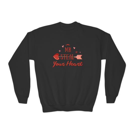 Mr. Steal Your Heart Youth Crewneck Sweatshirt