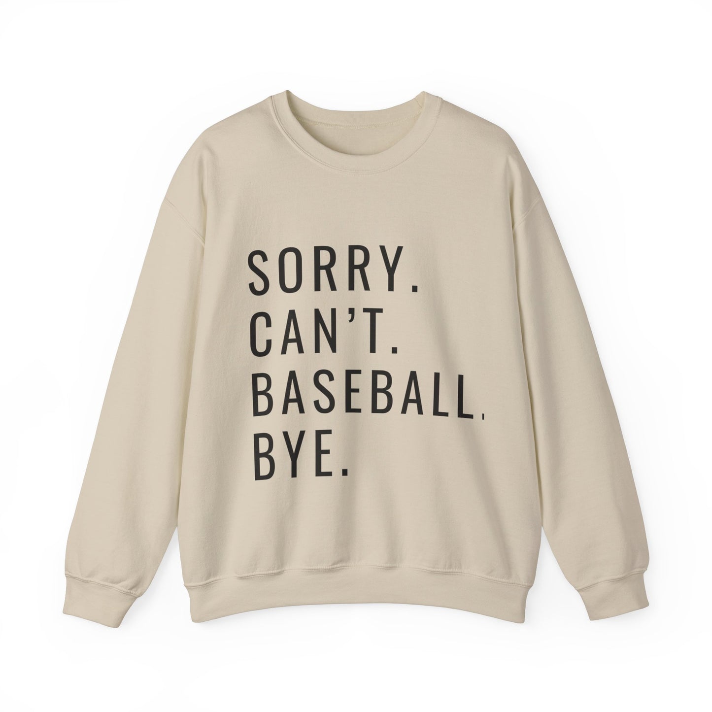 Sorry Can't Baseball Unisex Heavy Blend™ Crewneck Sweatshirt