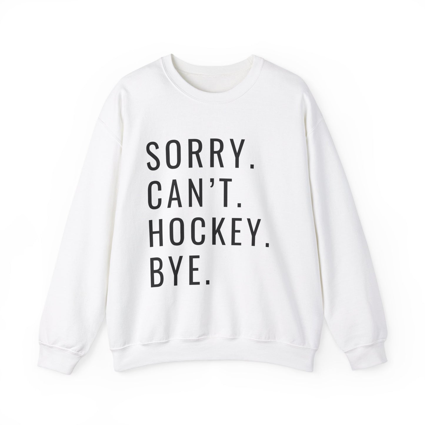 Sorry Can't Hockey Unisex Heavy Blend™ Crewneck Sweatshirt