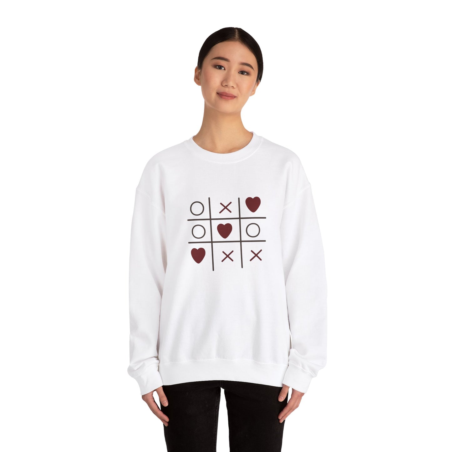 Tic Tac Love Unisex Heavy Blend™ Crewneck Sweatshirt