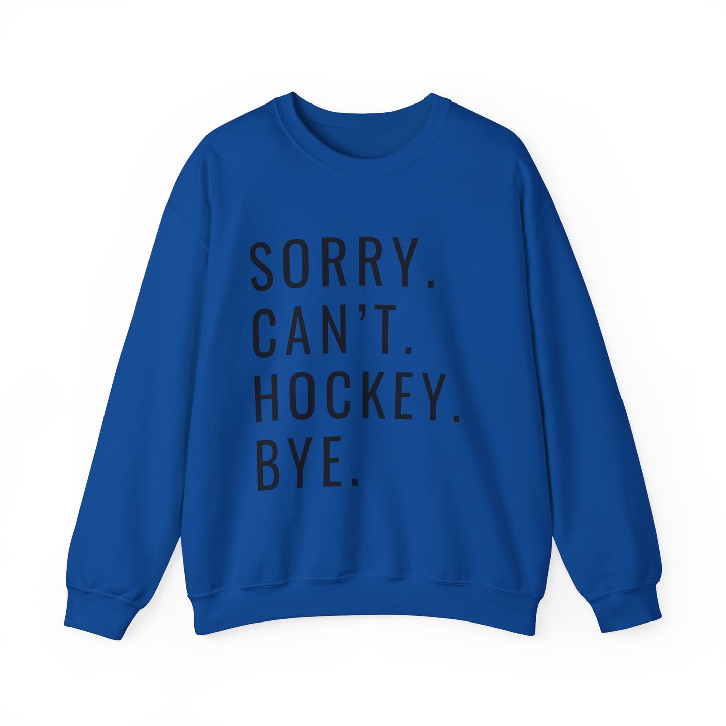 Sorry Can't Hockey Unisex Heavy Blend™ Crewneck Sweatshirt